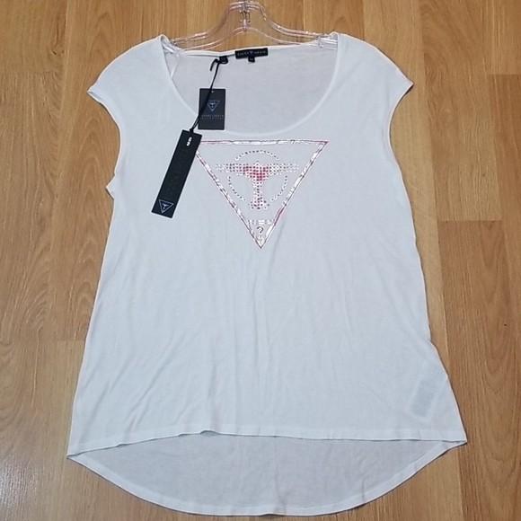 Guess Tiesto Collection night flight tee white M - Picture 7 of 10